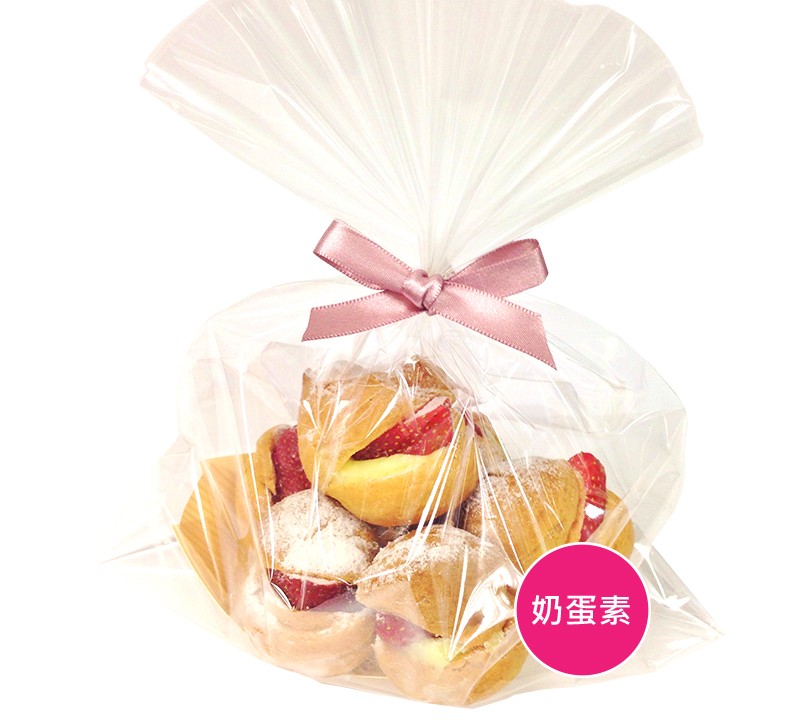草莓小泡芙【直徑約5公分*6個一袋】